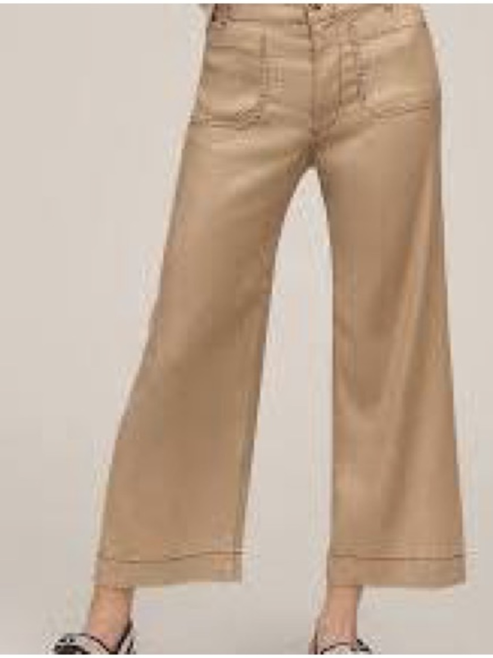 NWT Anthropologie Maeve the Colette Cropped Wide-Leg Pants - Picture 2 of 6